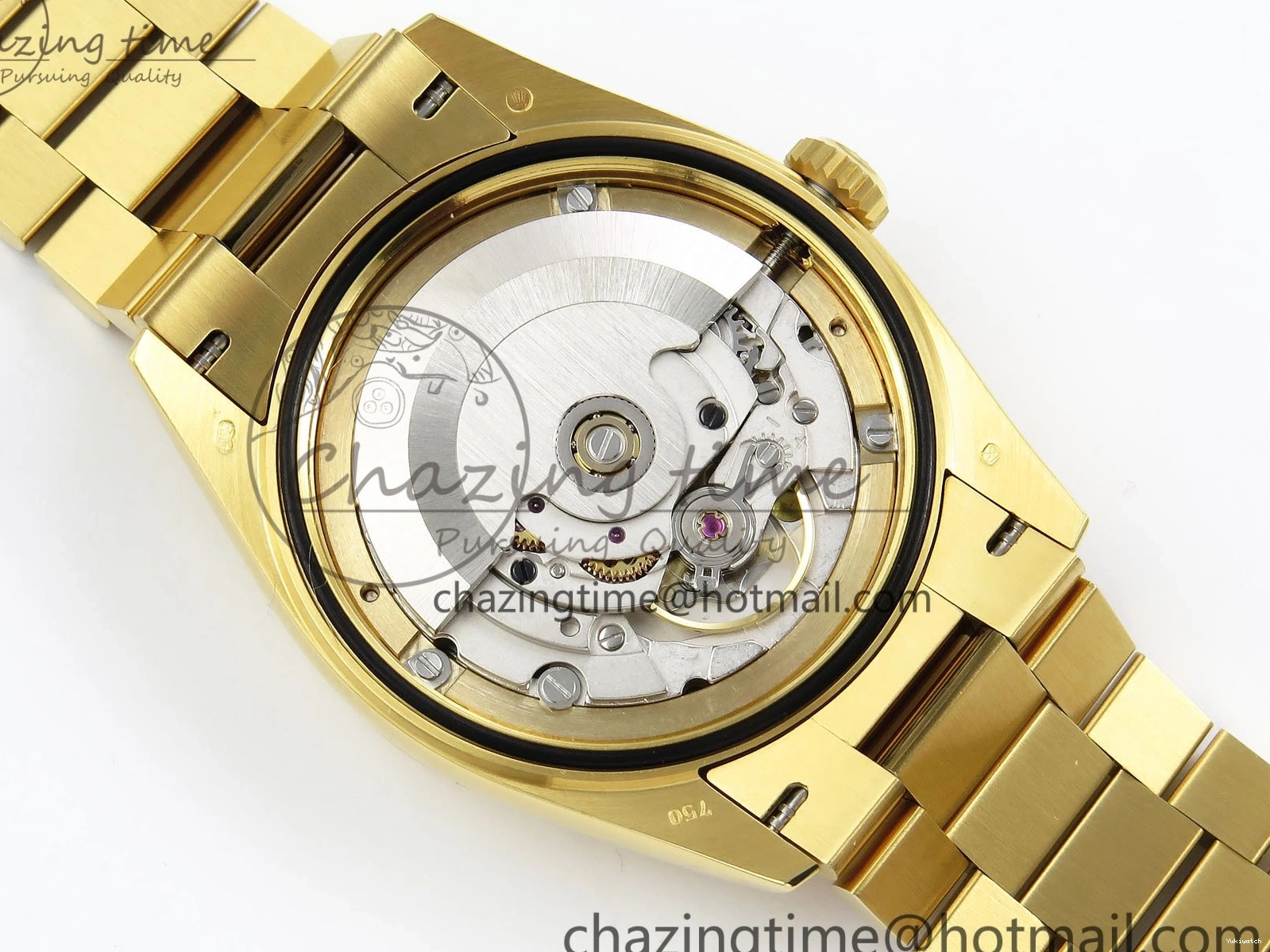 Dial 36 Green Edition YG Bracelet RAF YG Best on A2836 1:1 Date Stone Day Roman 0215